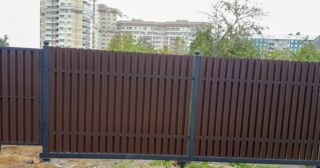 Купить распашные ворота из штакетника Видное, цена от 2743 руб.